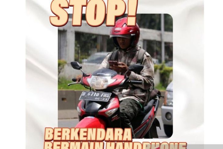 Stop berkendara sambil bermain HP, keselamatan jadi prioritas di jalan