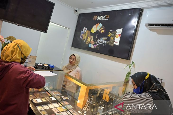 Daftar harga emas hari ini: UBS, Antam, dan Galeri24 di Pegadaian turun lagi