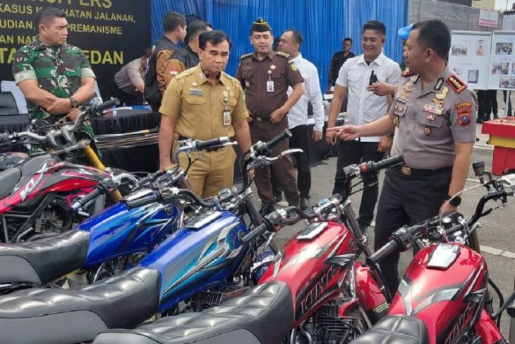 Polrestabes Medan buka layanan pengembalian kendaraan hasil kejahatan