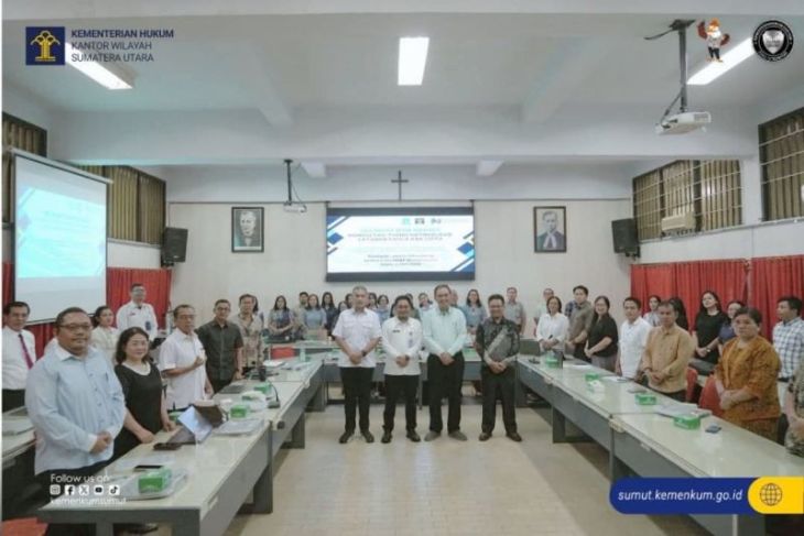 Kemenkum Sumut dan DJKI gelar konsultasi teknis optimalisasi layanananhak cipta