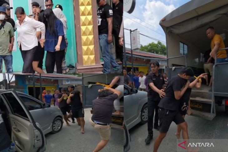 Satreskrim Polres Tanjungbalai gerebek "markas" scam, puluhan orang diamankan