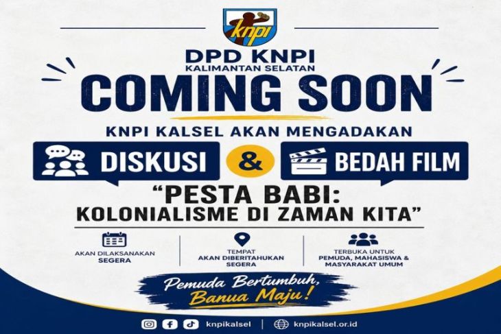 KNPI Kalsel gelar diskusi dan bedah Film "Pesta Babi"