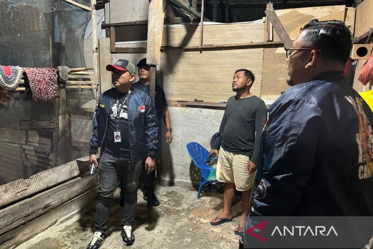 Polrestabes Medan gerebek sarang narkoba berkedok kandang unggas, tiga pria ditangkap