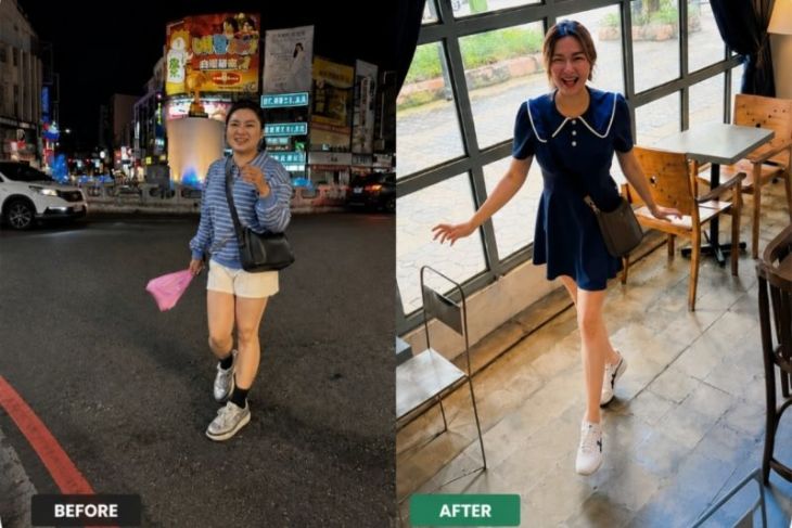 Vicky Shu turunkan berat badan setelah ikut program Halofit