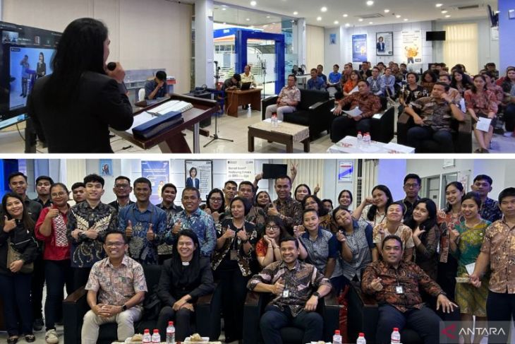 Karyawan Kristen BRI Kanca Tarutung gelar kebaktian bulanan