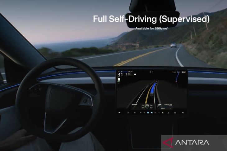 Tesla konfirmasi dukungan fitur FSD Supervised untuk pasar Tiongkok