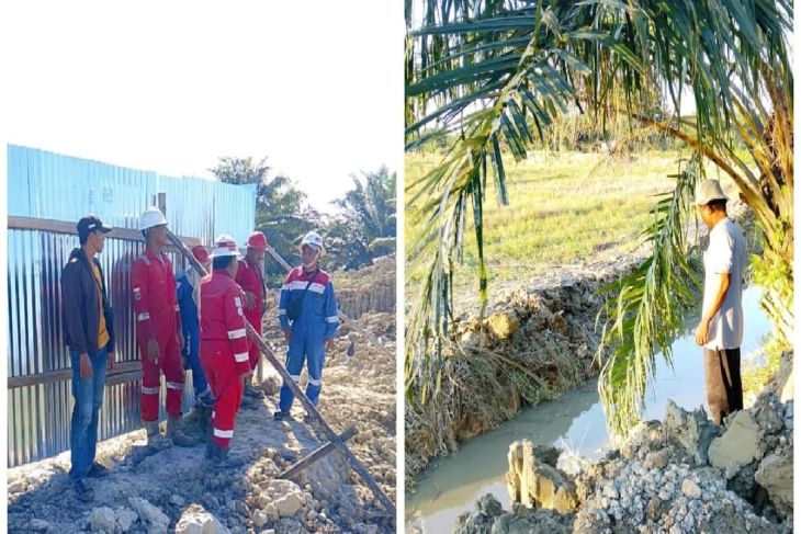 Pertamina EP Rantau normalisasi irigasi sawah di Aceh Tamiang
