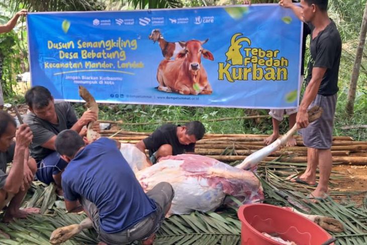 Dompet Ummat salurkan kurban ke permukiman mualaf di Landak