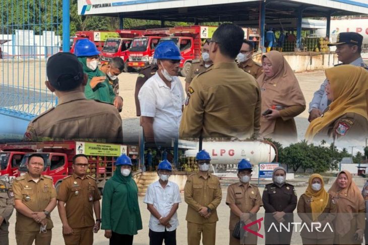 Gas "melon" langka, Plh Wali Kota Tanjungbalai sidak PT. Tomimaru Gasindo