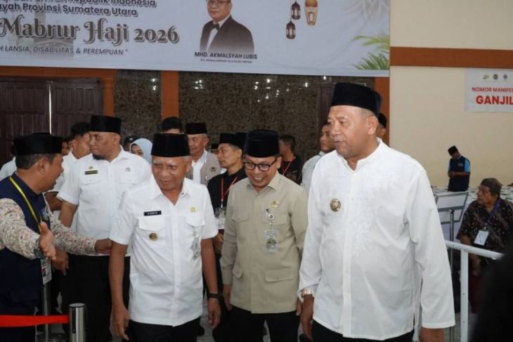 Sambut kepulangan jamaah Haji Langkat, Bupati Syah Afandin sampaikan haru dan harapan