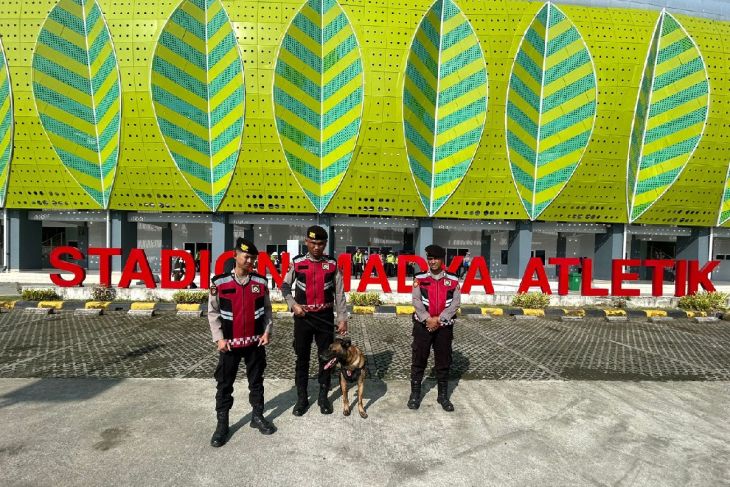 Polda Sumut kerahkan unit Polsatwa K-9 perkuat pengamanan AFF U19