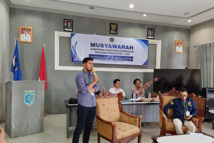 M. Najib terpilih Ketua PWI Paser periode 2026-2029