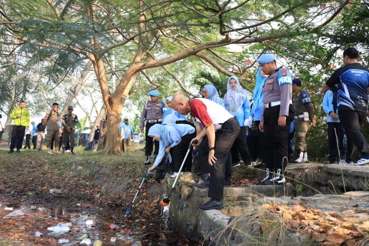 Sinergi Polda Banten dan Pemkab Serang asrikan Danau Tasikardi