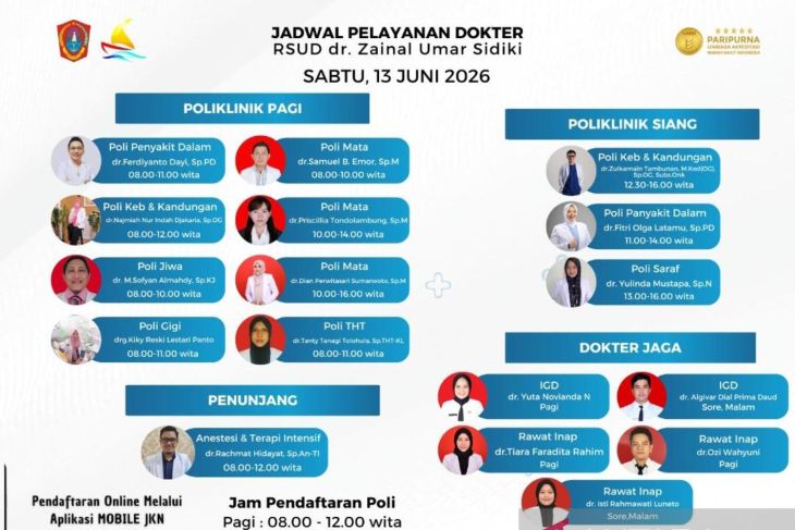 12 dokter spesialis RSUD ZUS siap layani masyarakat