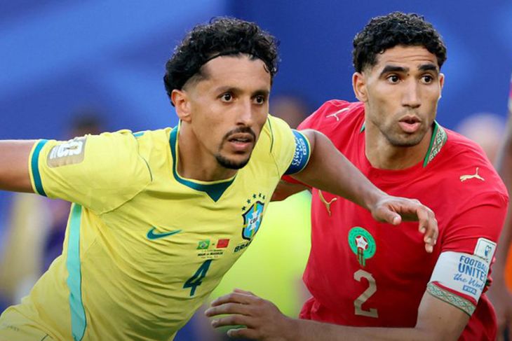 Piala Dunia 2026, Brasil ditahan Maroko 1-1