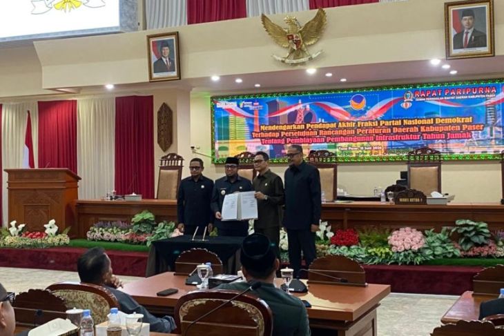 DPRD Paser sahkan Raperda pembangunan infrastruktur skema tahun jamak
