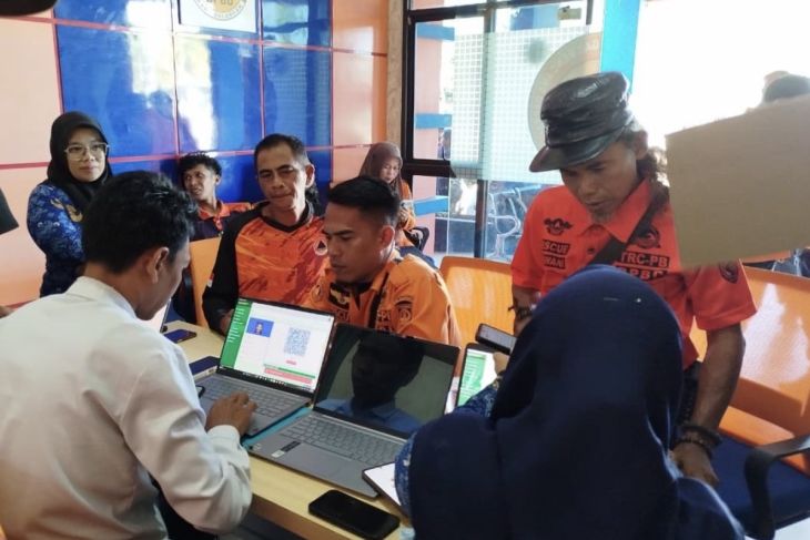 Disdukcapil Balangan aktivasi IKD dan kerja sama BPBD Balangan