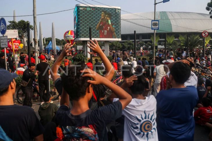 Nobar Gembira Piala Dunia 2026 saat HBKB di Bekasi