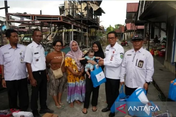 Dinsos Kaltim bantu pemenuhan kebutuhan dasar penyintas kebakaran
