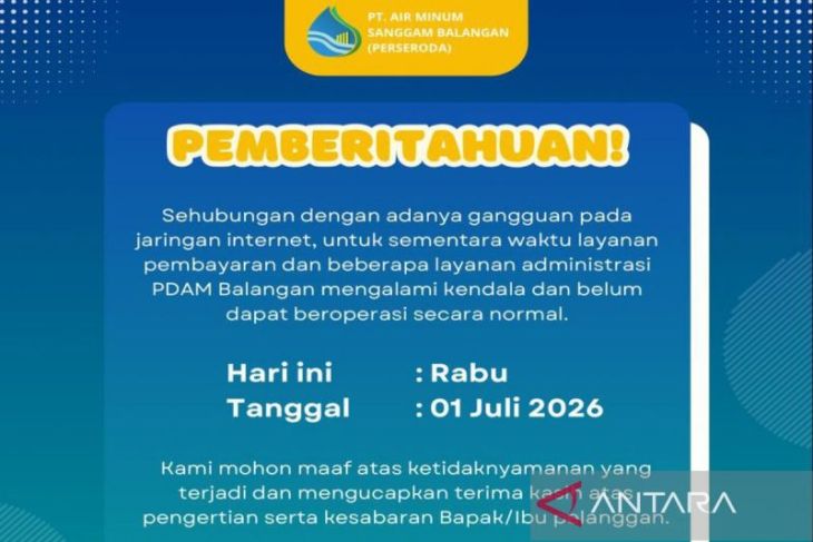 Gangguan jaringan hambat pembayaran pada PT AMS Balangan