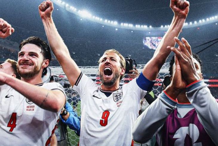 Pertandingan lawan Norwegia, laga perempatfinal ketiga beruntun Inggris