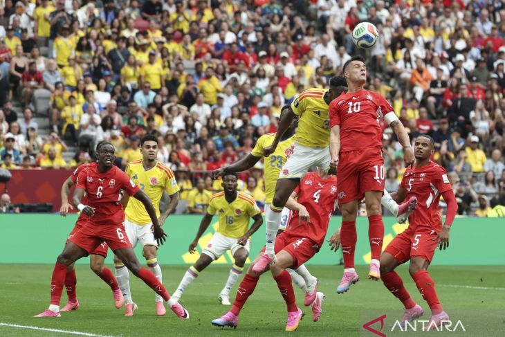 Piala Dunia 2026 - Swiss kalahkan Kolombia lewat adu penalti