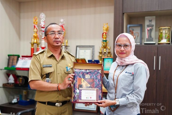 PT Timah - Pemprov Babel promosikan Tenun Cual di Dekranas 2026