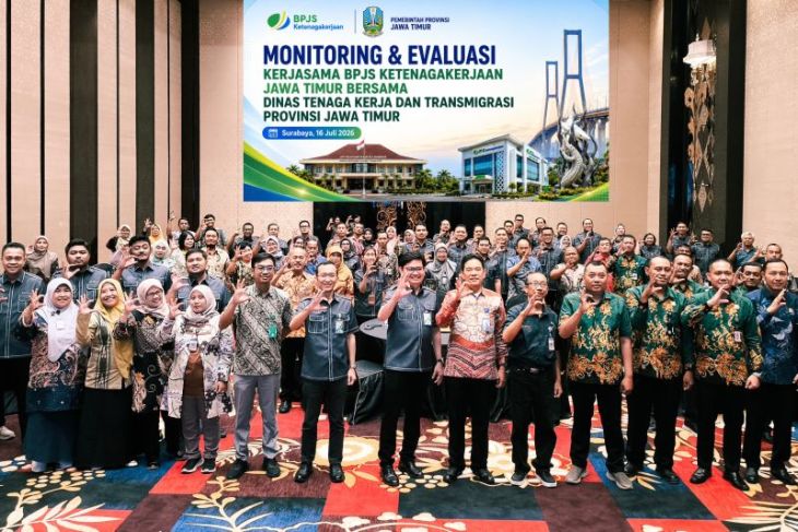 BPJS Ketenagakerjaan-Disnaker Jatim perkuat pengawasan perusahaan