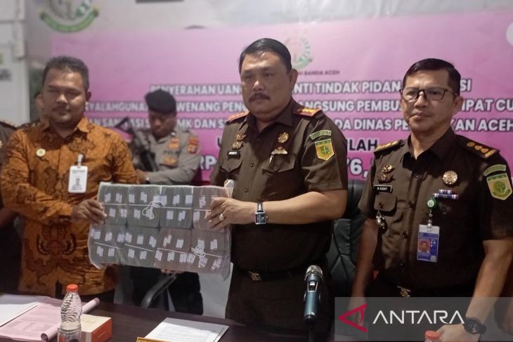 Kejari Banda Aceh eksekusi Rp2,56 miliar dari perkara tipikor wastafel