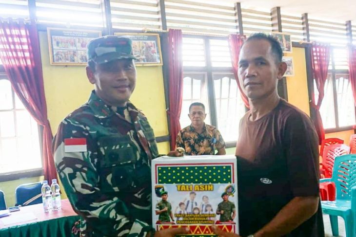 Danrem tinjau TMMD Regtas di Desa Ulak Pauk Kapuas Hulu