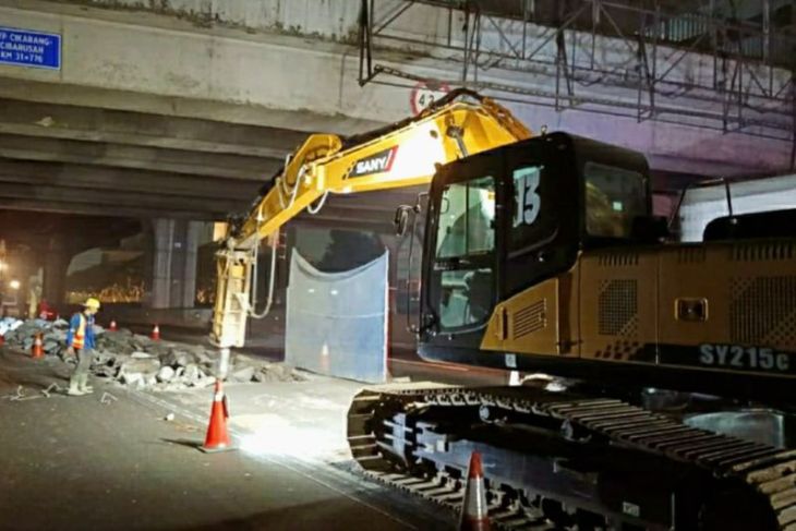 Jasamarga kembali laksanakan pemeliharaan rutin di ruas jalan Tol Jakarta-Cikampek