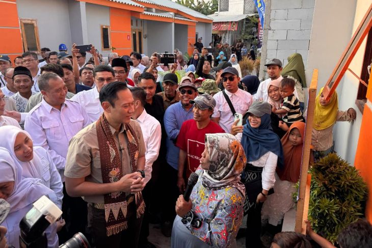 AHY dorong model penataan permukiman Gresik direplikasi nasional