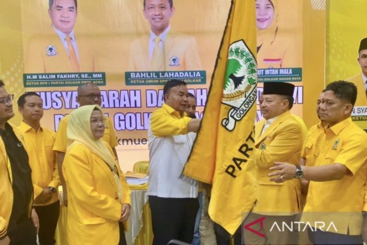 Terpilih aklamasi, TRK targetkan Golkar Nagan Raya raih 8 kursi di Pileg 2029