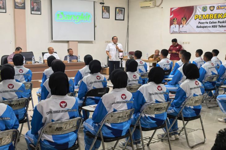 Bupati HSU ingatkan Paskibraka HSU jauhi narkoba