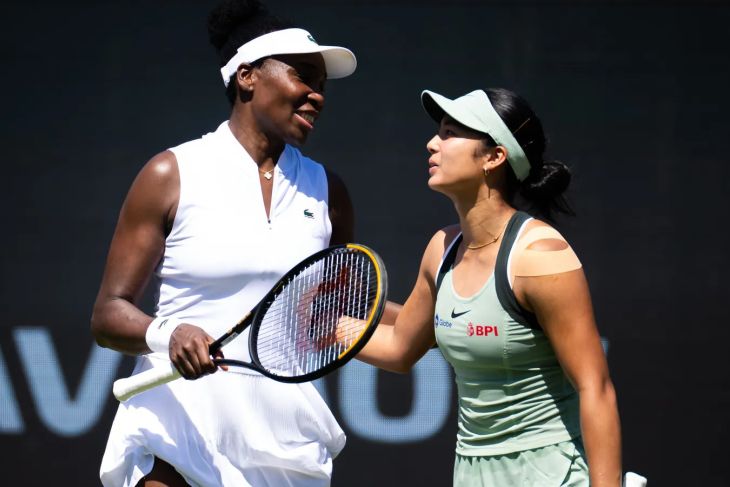 Duet Venus Williams dan Alex Eala di WTA 1000 Toronto