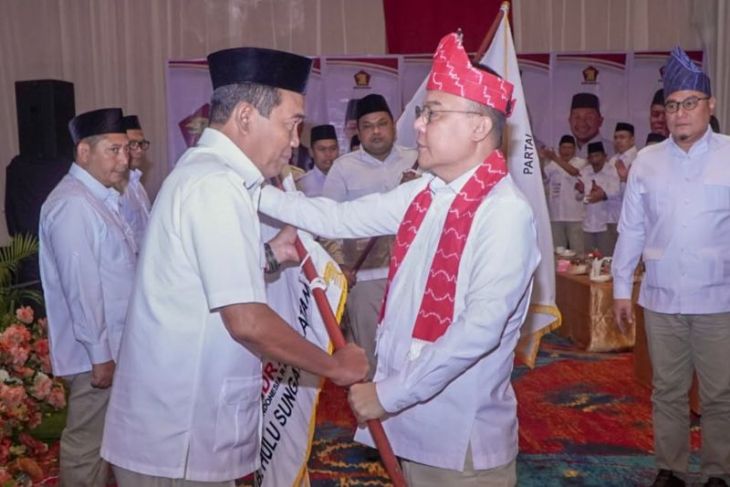 Bupati HSS resmi dikukuhkan sebagai Ketua DPC Partai Gerindra HSS