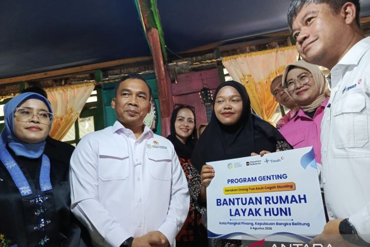 Mendukbangga saksikan PT Timah serahkan bantuan RLH tekan stunting