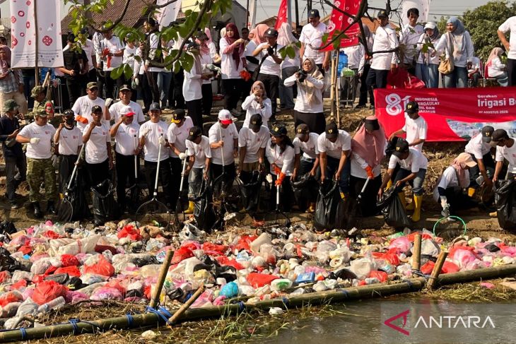 Dukung ketahanan pangan, Kementerian PU gelar Gerakan Irigasi Bersih