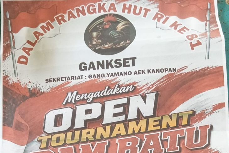 Komunitas Gankset Aekkanopan gelar turnamen dam batu berhadiah Rp4 juta