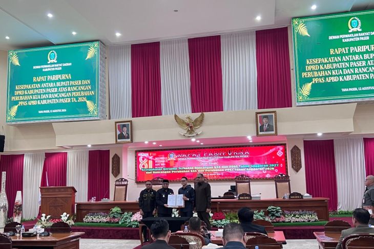 DPRD Paser sepakati perubahan KUA-PPAS APBD 2026