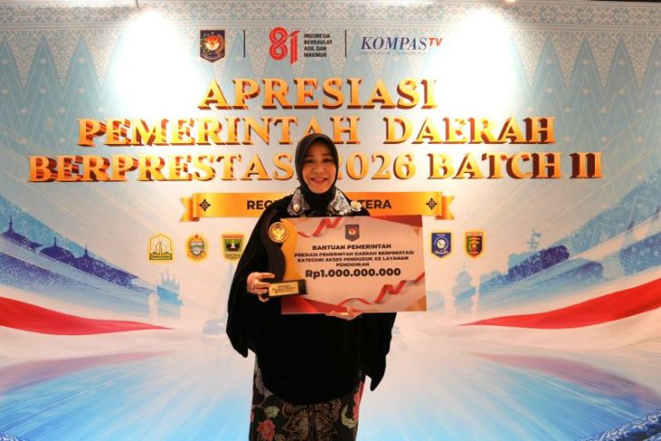 Wali Kota Banda Aceh terima apresiasi pemerintah daerah berprestasi 2026