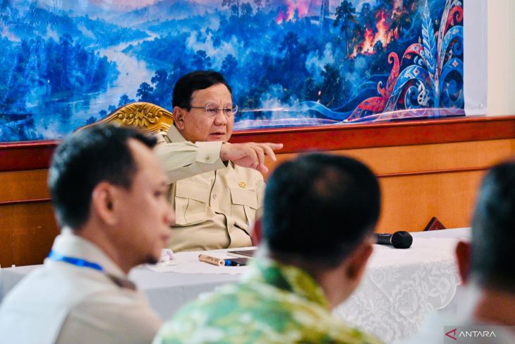 Prabowo janji setop perluasan dan penambahan titik api di Kalimantan