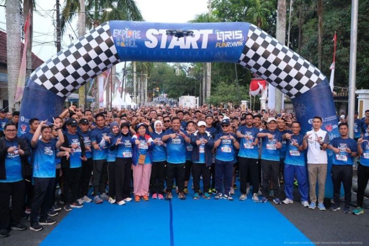 Kakanwil Kemenkum Babel Ikuti Explore Babel QRIS Fun Run 5K 2026