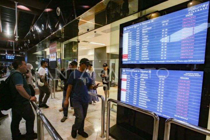 Penutupan Bandara Soetta dan lainnya sampai pukul 23.59 WIB