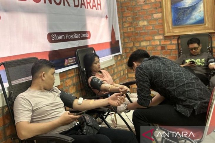 Siloam Hospitals Jambi mendukung pemenuhan stok darah untuk masyarakat