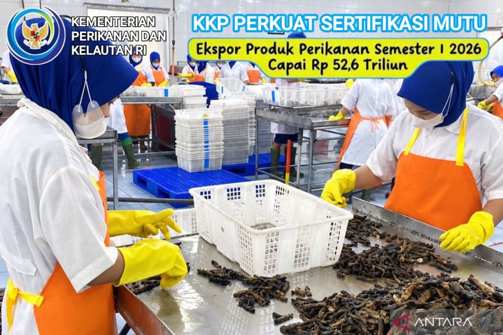 Ekspor produk perikanan semester I 2026 capai Rp52,6 Triliun, KKP RI perkuat sertifikasi mutu