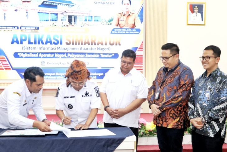 Pemkab Simalungun luncurkan aplikasi Simaratur perkuat pemerintahan desa berbasis digital