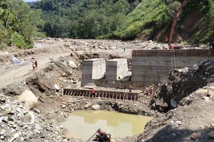Jembatan Aih Bobo kembali dihantam banjir di Gayo Lues, begini kondisinya
