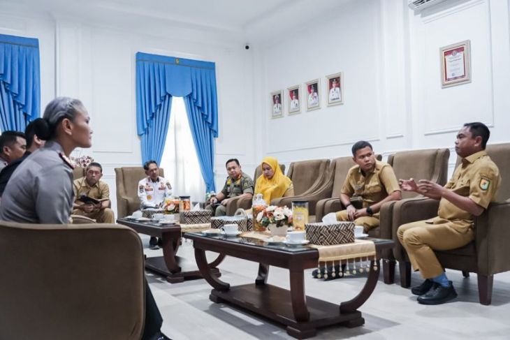 Bupati dan Wabup Sergai terima kunjungan kapolres, perkuat sinergi pembinaan karakter pelajar