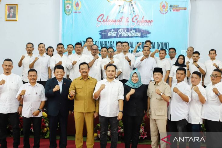 Pengurus KONI Madina dilantik, Saipullah minta fokus cabor unggulan